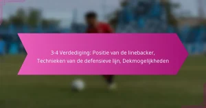 3-4 Verdediging: Positie van de linebacker, Technieken van de defensieve lijn, Dekmogelijkheden